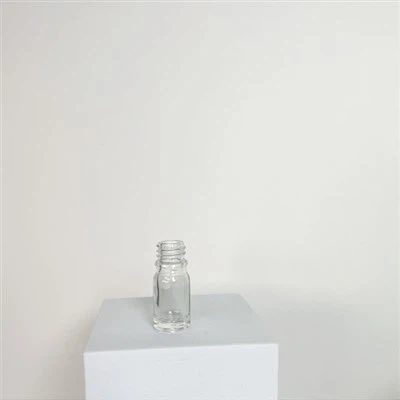 Buidéal Gloine 5 ML Flint (Soiléir) Le hAghaidh Ola